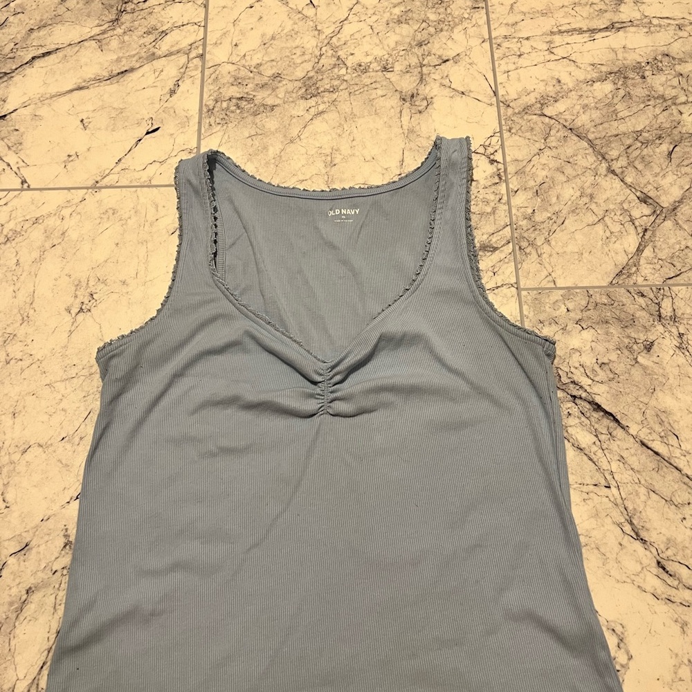 Old Navy Women's Light Blue Tank Top